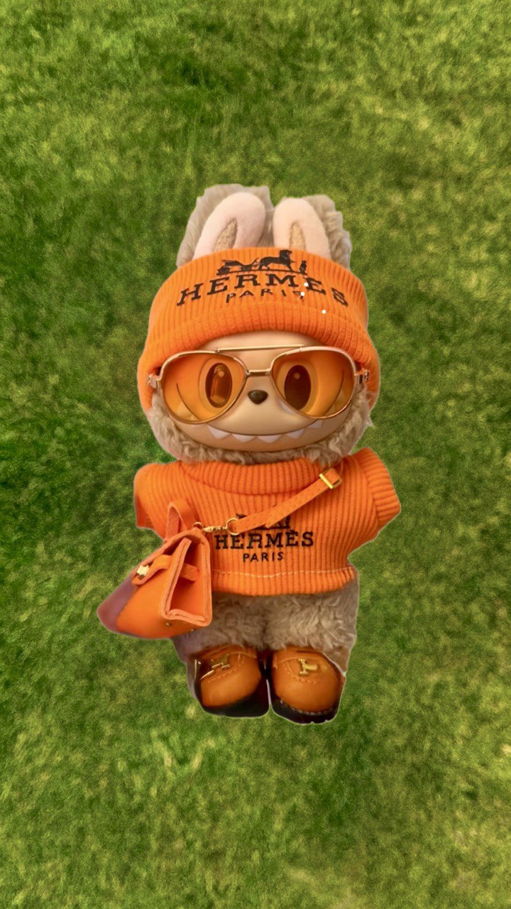 Labubu – Full Hermès Orange