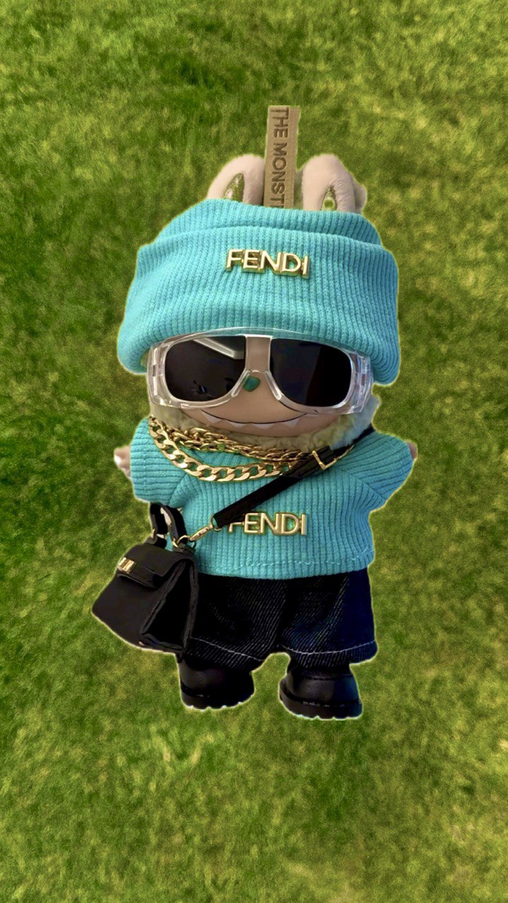 Labubu – Fendi Aqua Edition